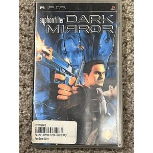 Syphon Filter: Dark Mirror Sony PSP 2006 BLACK LABEL COMPLETE CIB PlayStation